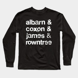 Blur Lineup Fan Art Design Long Sleeve T-Shirt